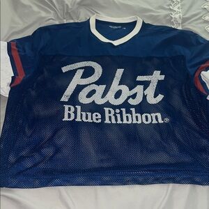 Abercrombie & Fitch Blue Mesh Shirt